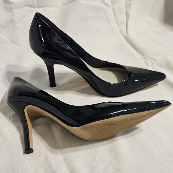 Nine West black patent stilettos - Picture 6 of 9